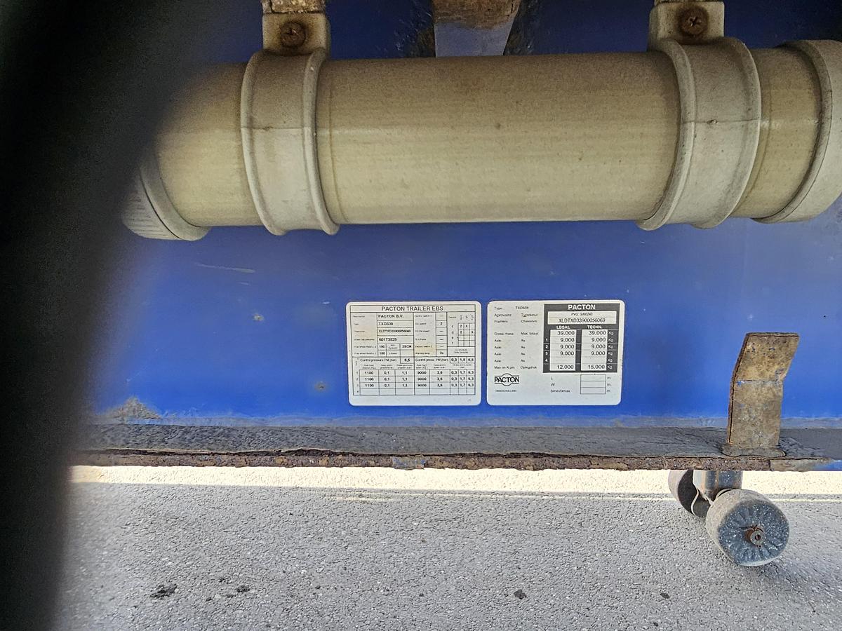 Gebruikt 2007 PACTON TXD339 |BPW DRUM| ALUMINIUM SIDES| APK / TUV 16-10-2026.