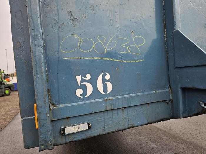 Used 1990 groenewegen  DRO-12-24 | heavy duty | steel suspension | drum brakes | semitrailer.