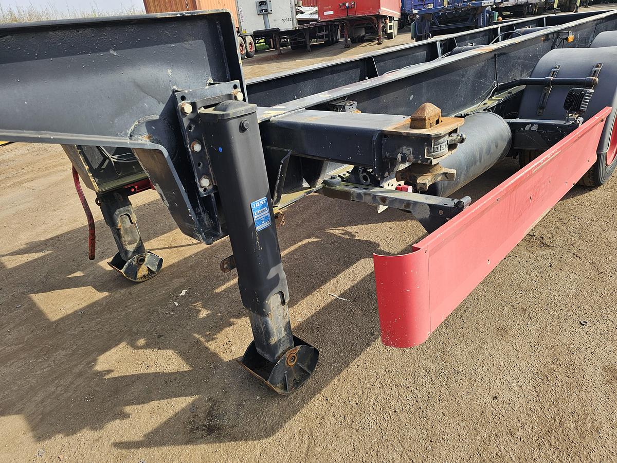 Gebruikt 2005 FLIEGL SDS 350| LOWLOADER 20 FOOT CONTAINER CHASSIS |  BPW DRUM.