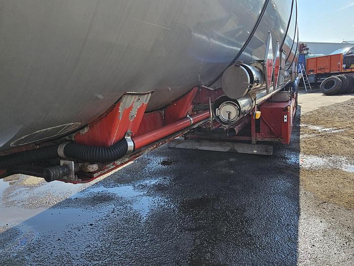 Used 2000 Feldbinder | TSA 59.3-4 | tanktrailer aluminium|59.5 cubic| ADR L4 BH |Bpw achsen|