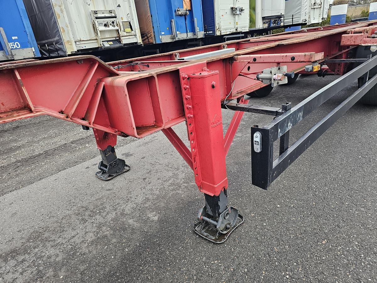 Gebruikt 2003 GROENEWEGEN 45 CC-16-27 TUN | 45 ft 40 ft 2 x 20 fFT | dutch chassis OH-08-JB | bpw drum.