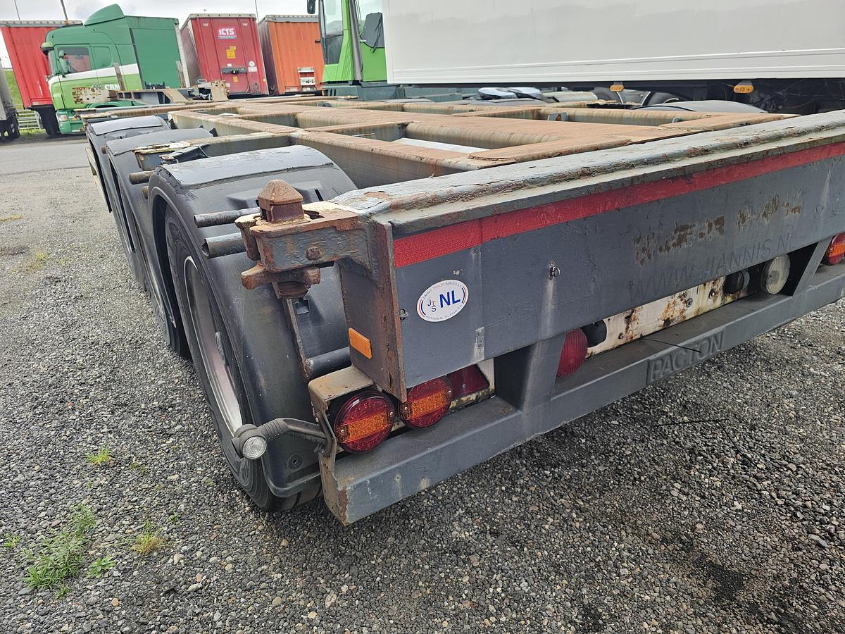 Used 2007 PACTON 3 AXLE MULTI  YARD CHASSIS | 3 X EXTENDIBLE | BPW DRUM | NO DOCUMENTS.