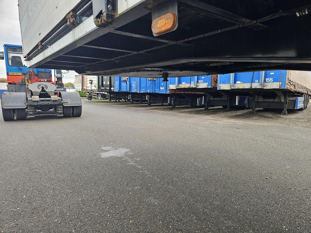 Gebruikt 1998 LAG 1 AS | NO STEERING | DUTCH TRAILER OV-83-YT | FOR GASPALLETS . ALU SIDES.