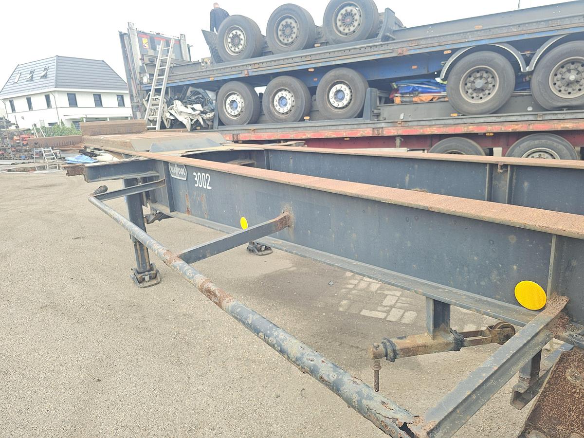 Gebruikt 1995 VAN HOOL 40 FOOT  CONTAINER CHASSIS / 20 FOOT/ STEEL SUSPENSION/ BPW DRUM.