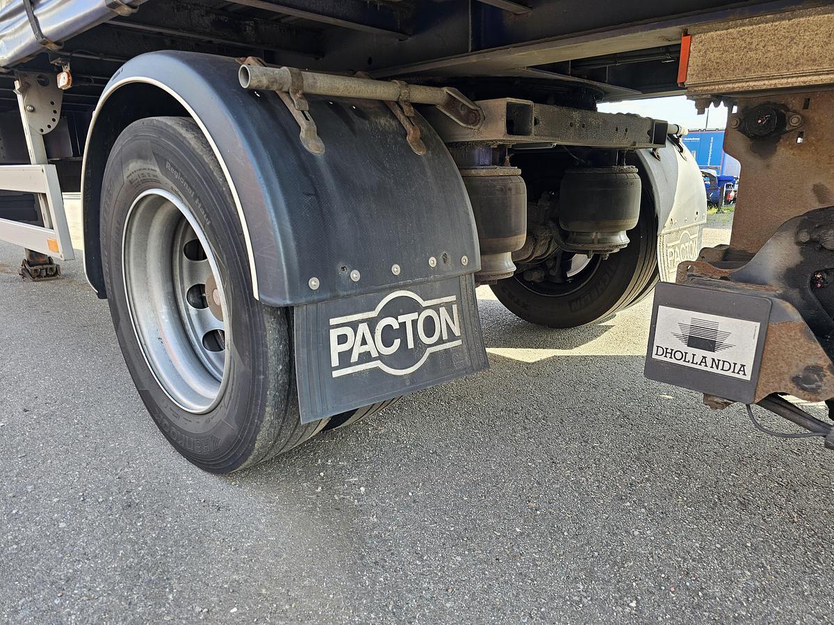 Used 2012 PACTON TBD.122 | SINGLE STEERING AXLE |UNDER SLIDING LOADING LIFT + BATTERIES| DAF DISC| APK /TUV 6-12-2025