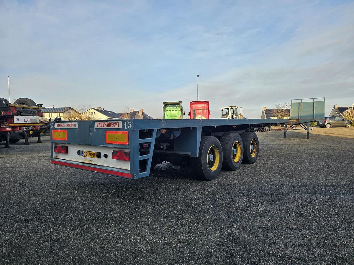 Gebruikt 2000 LINTRAILERS LSPU 18-27 | EXTENDIBLE TRAILER 21.20 MTR | STEERING AXLE | good sliding.