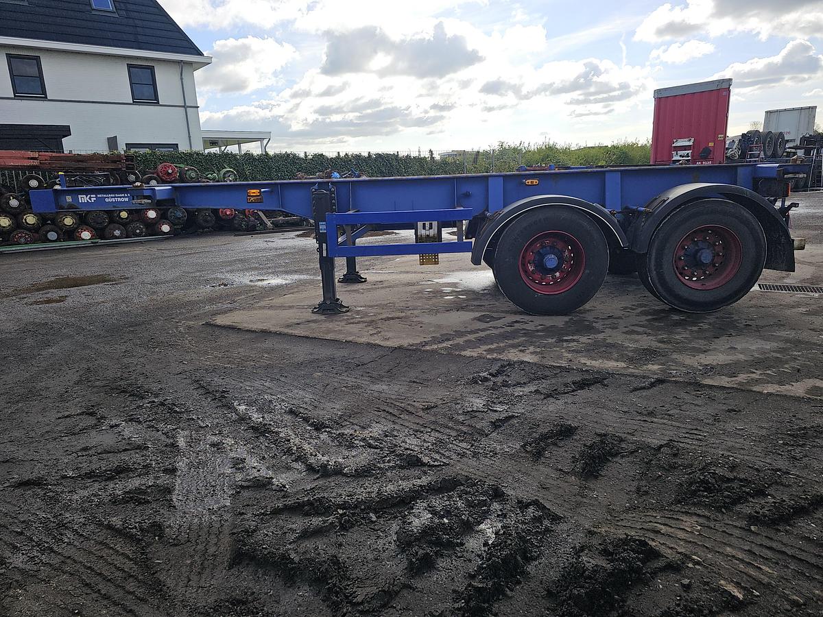 Used 2007 MKF METALLBAU CS 20 | 20 FOOT CONTAINER CHASSIS | BPW DRUM | STEEL SUSPENSION| GOOD QUALITY.