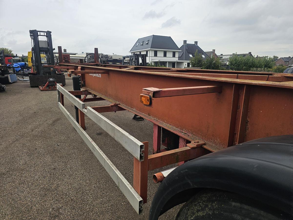 Gebruikt 1998 LAG O 3-39/ 40 foot tipper chassis/ steel/ saf drum./ no tipper cilinder / electric tipper.