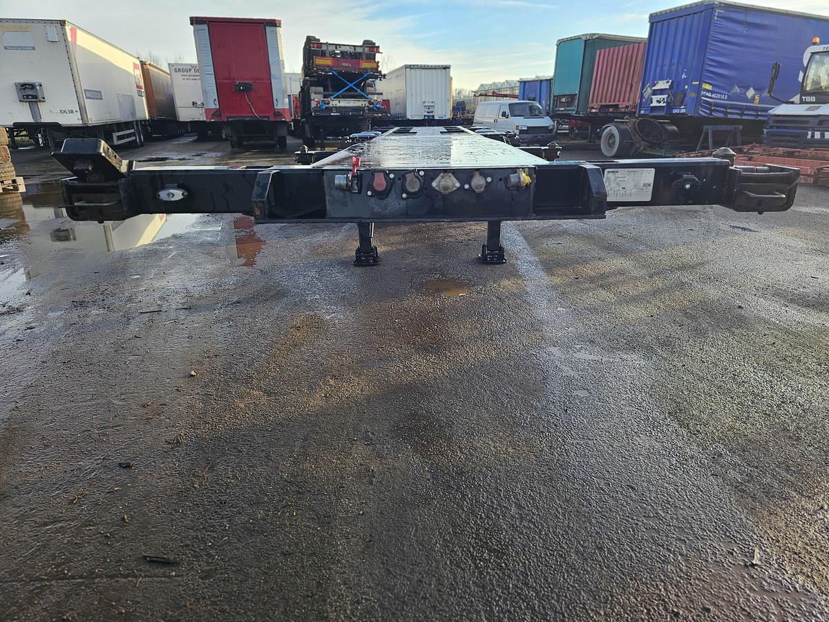 Gebruikt 2018 OZGUL GA08XS1 | 2 X EXTENDIBLE CHASSIS | GERMAN TRAILER|  SAF DISC.| 3 PIECES.