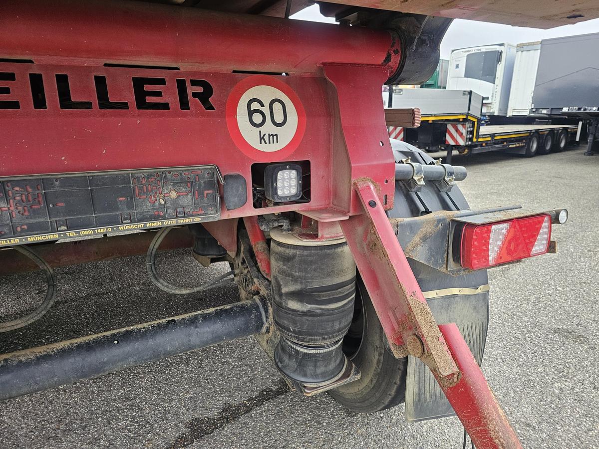 Gebruikt 2013 MEILLER MHPS 12/27/LOSS4, STEEL TIPPER / 30 M3/ SAF DISC / LIFT AXLE.