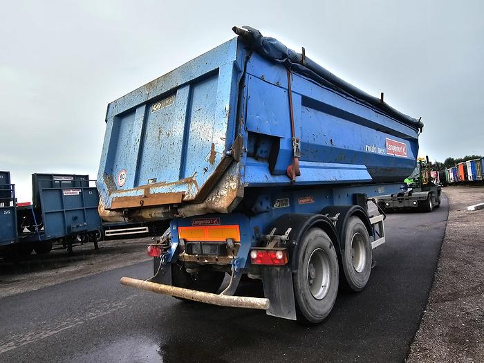 Used 2010 Langendorf C 3 | 2 axle tipper trailer | Saf axles drum | 20 mtr 3