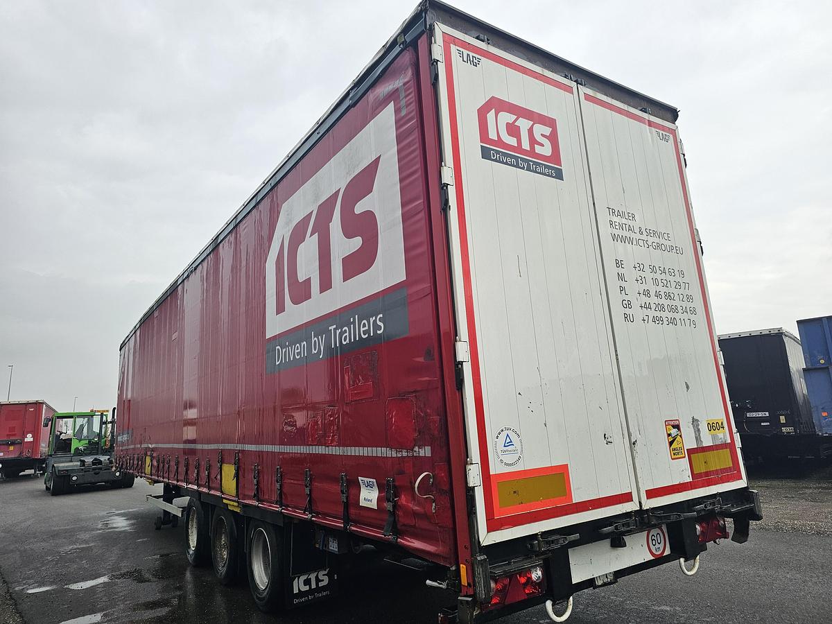 Used 2014 LAG 0-3-GC | 3 AXLE MEGA TRAILER|HUCKEPACK.|8 PIECES. | BELGIUM|BPW DRUM.