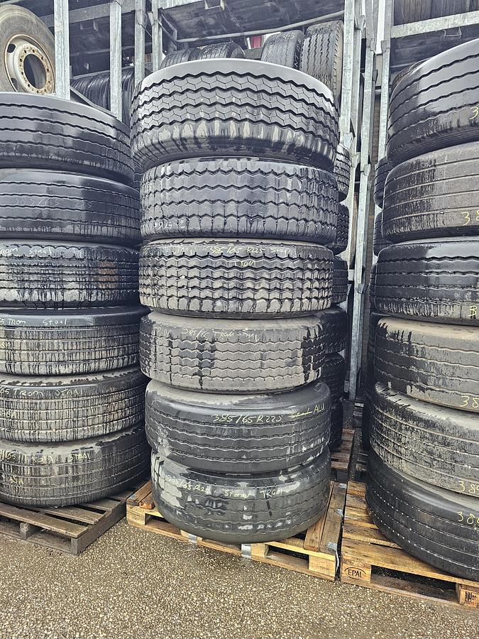 Used 2010 bridgestone / firestone / michelin/ dunlop/goodyear/enz. 385/55 R 22.5 | 385/65 R 22.5 | 425/65 R 22.5 | 445/65 r 22.5 | 435/50 R 22.5|265/55R 19.5