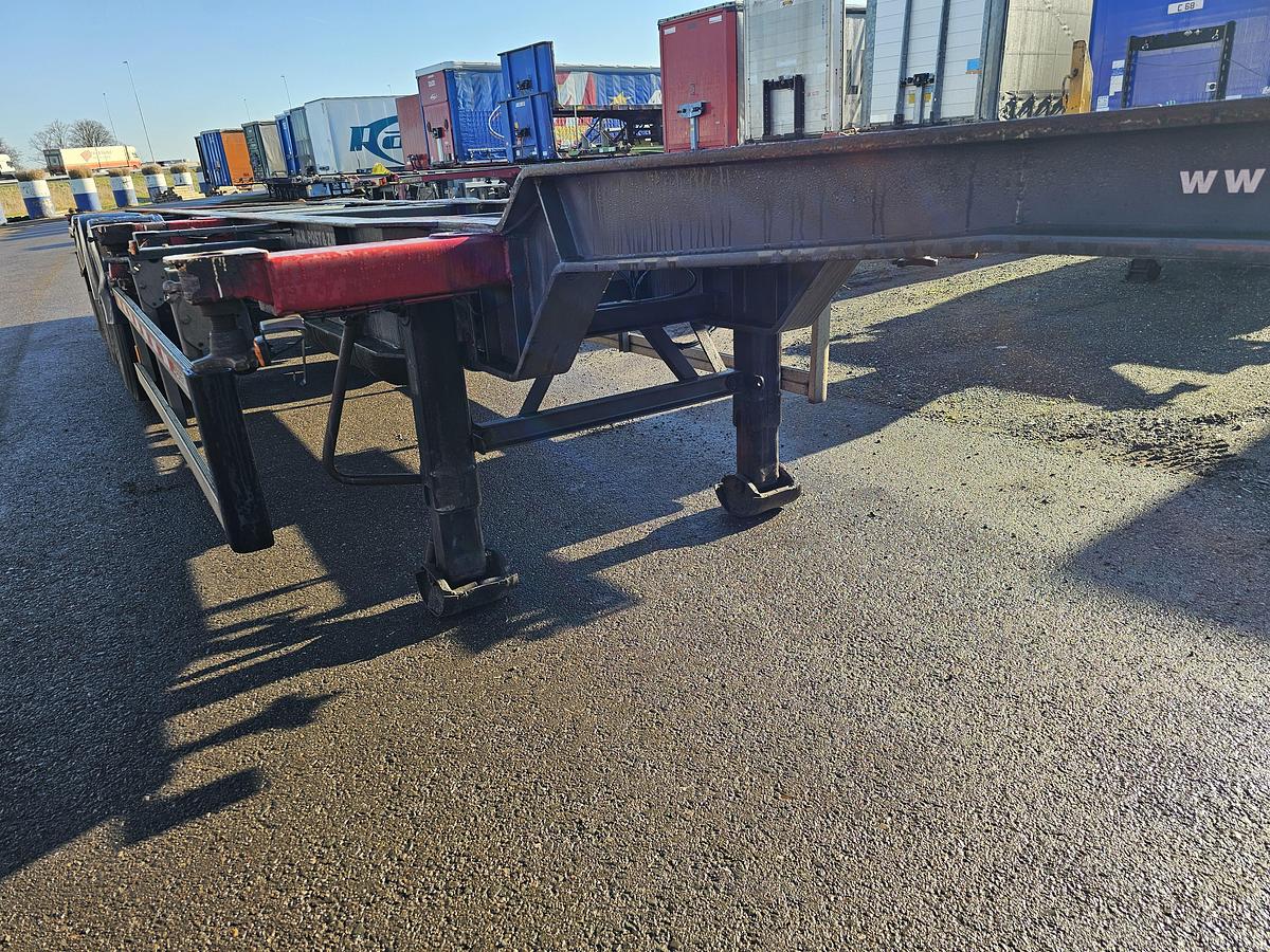 Gebruikt 2001 BURG BPO 12-27 CZ XEX|40 FT |2 X 20 FT |20 FT MIDDLE |BPW DRUM.