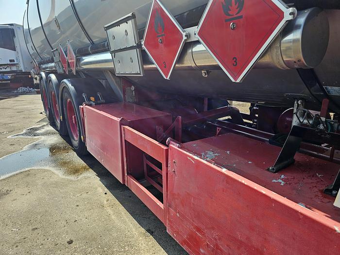 Used 2000 Feldbinder | TSA 59.3-4 | tanktrailer aluminium|59.5 cubic| ADR L4 BH |Bpw achsen|