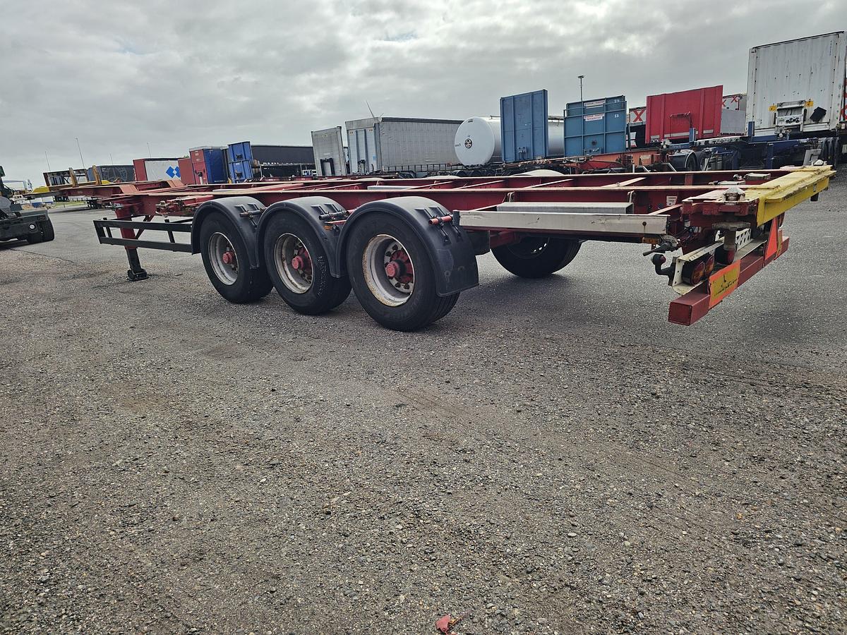 Used 2003 GROENEWEGEN 45 CC-16-27 TUN | 45 ft 40 ft 2 x 20 fFT | dutch chassis | bpw drum.