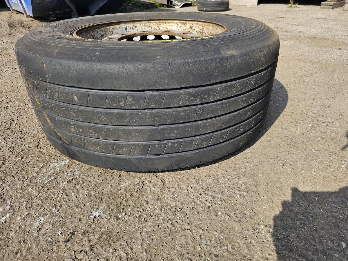 Used 2019 GOOD YEAR K MAX T | TRAILERBAND 385/55 R 22.5 | 3 X 10 MM 2 X 6 MM | MET SCHIJFREM VELG. 10 GTS.