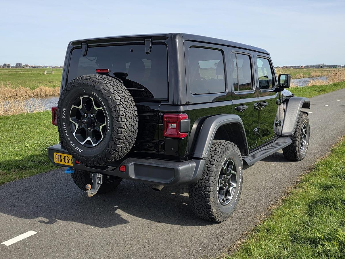 Gebruikt 2022 Jeep Wrangler 4XE Rubicon - Cabrio/Hardtop - 4x4 - Hybride - 21.836 km - WARN - Alpine