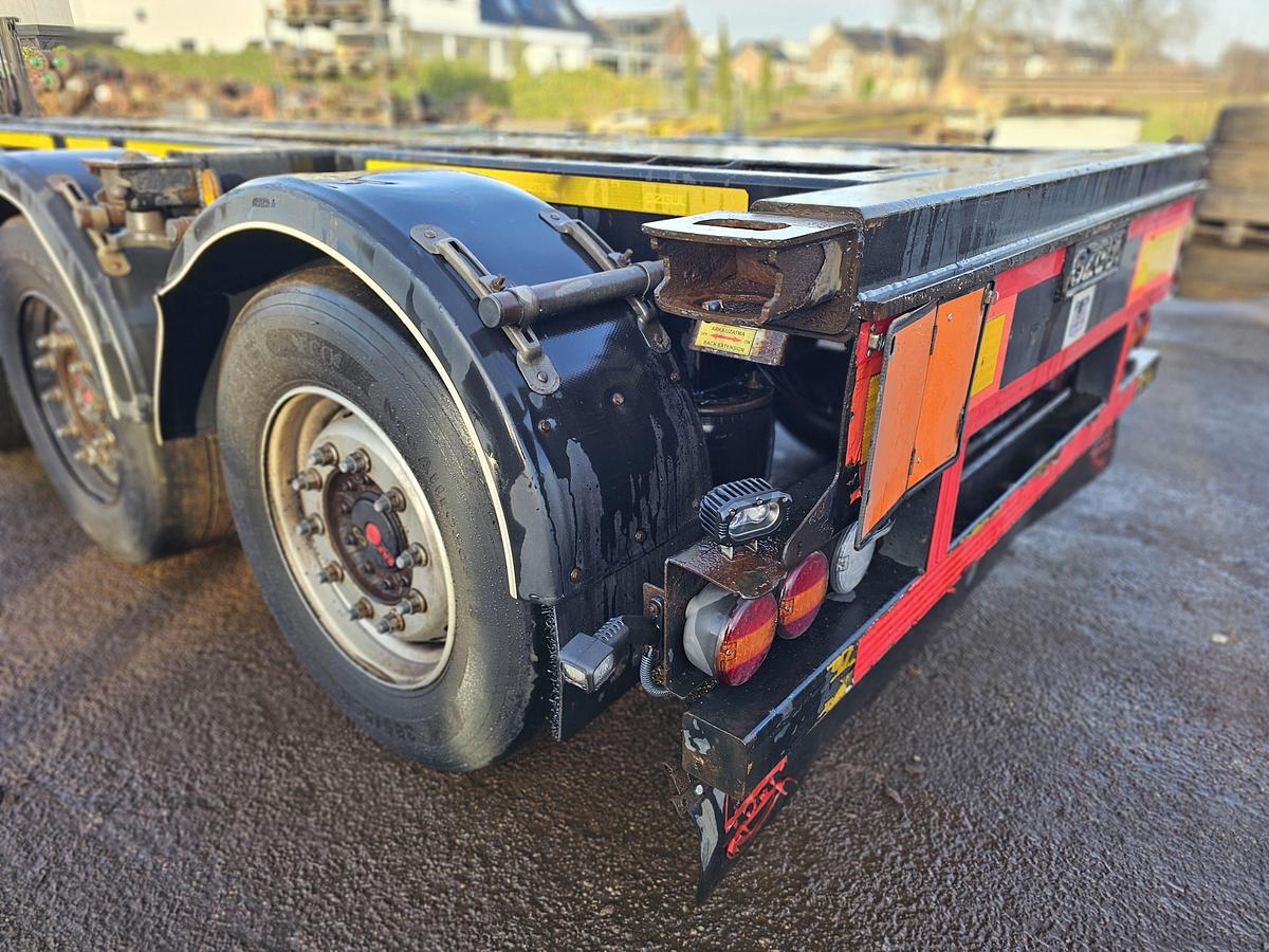 Gebruikt 2018 OZGUL GA08XS1 | 2 X EXTENDIBLE CHASSIS | GERMAN TRAILER|  SAF DISC.| 3 PIECES.