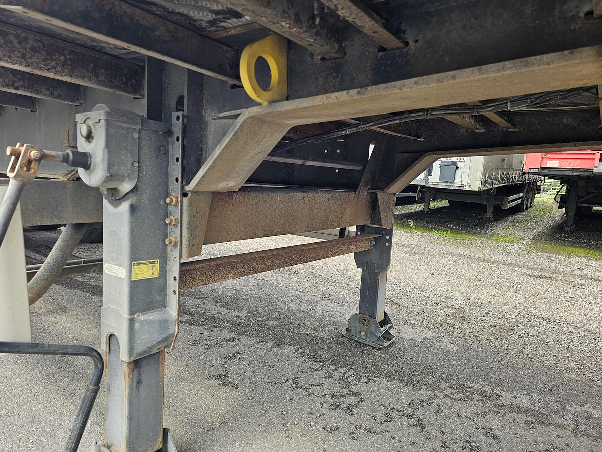 Used 2008 KÖGEL 3 AXLE FLATBED | BPW DRUM
