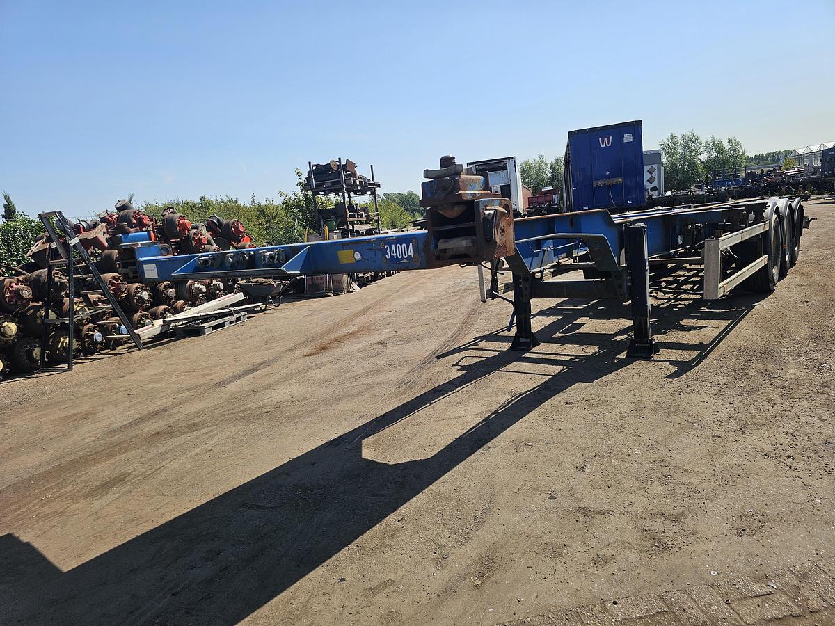 Gebruikt 2001 HRD NT CON.40 foot extendible chassis 2 x 20 foot / landbouw kenteken / geen apk nodig.