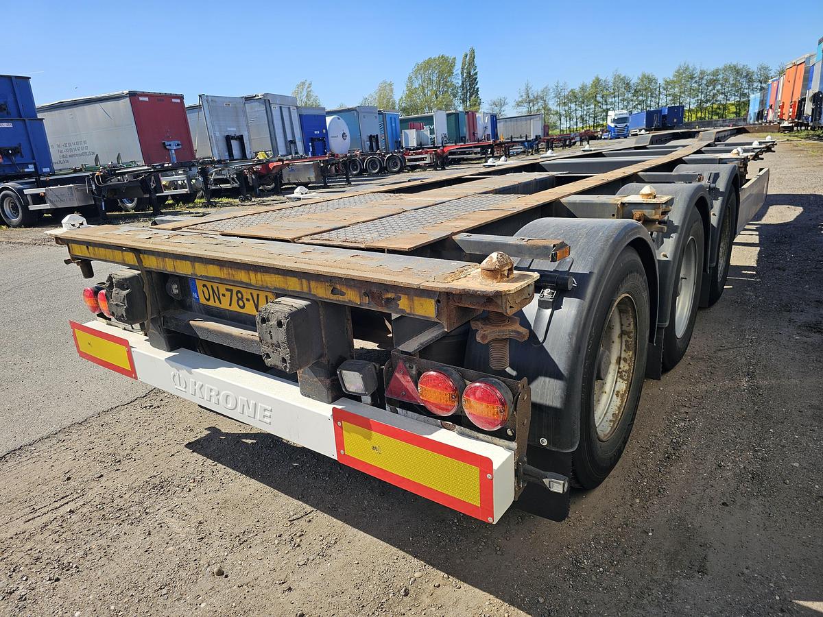 Gebruikt 2015 krone SD| EXTENDIBLE CHASSIS 40 FT 2 X 20 FT | BPW DRUM| APK 18-07-2026