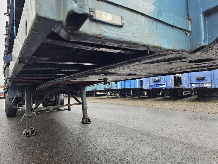 Used 1990 groenewegen  DRO-12-24 | heavy duty | steel suspension | drum brakes | semitrailer.