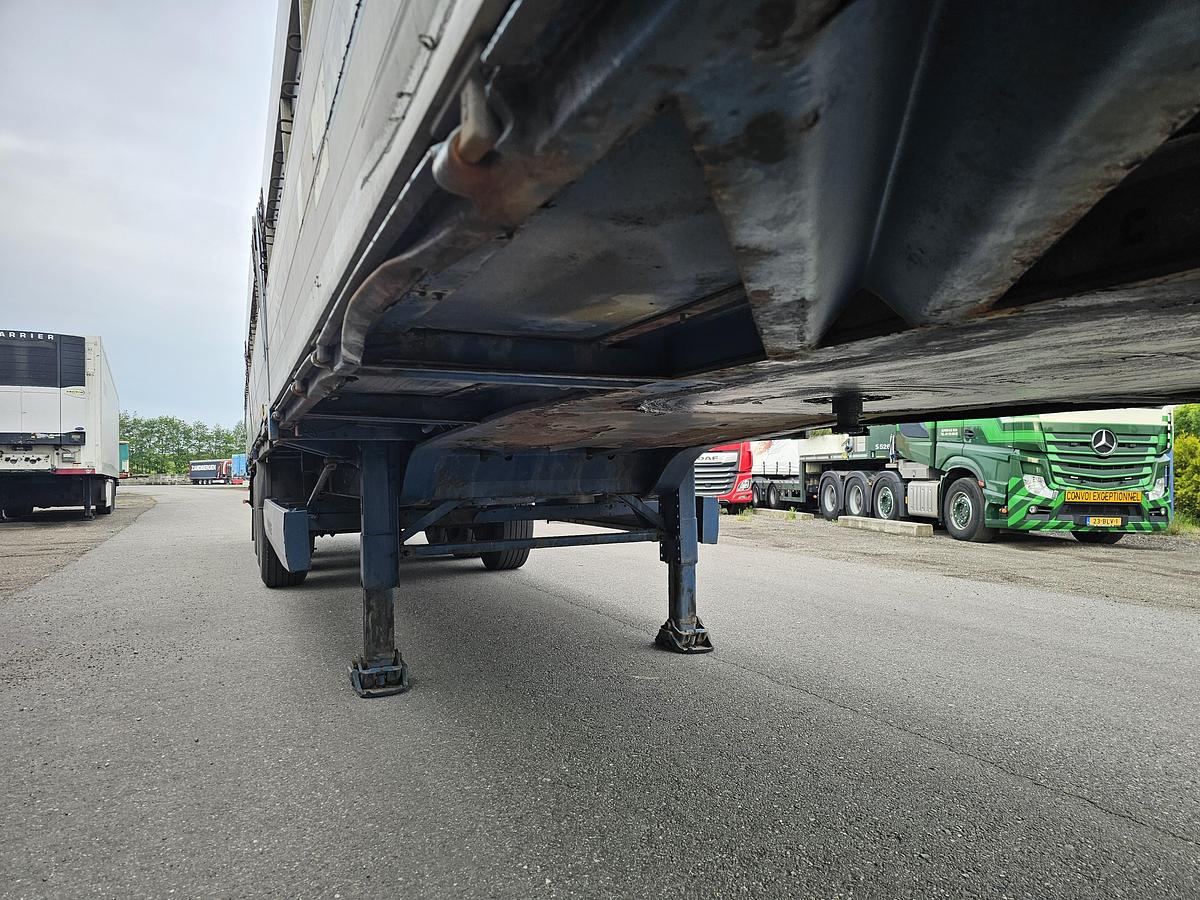 Gebruikt 2011 KRONE SD| FLATBED WITH ALUMINIUM SIDES|. BPW DRUM.