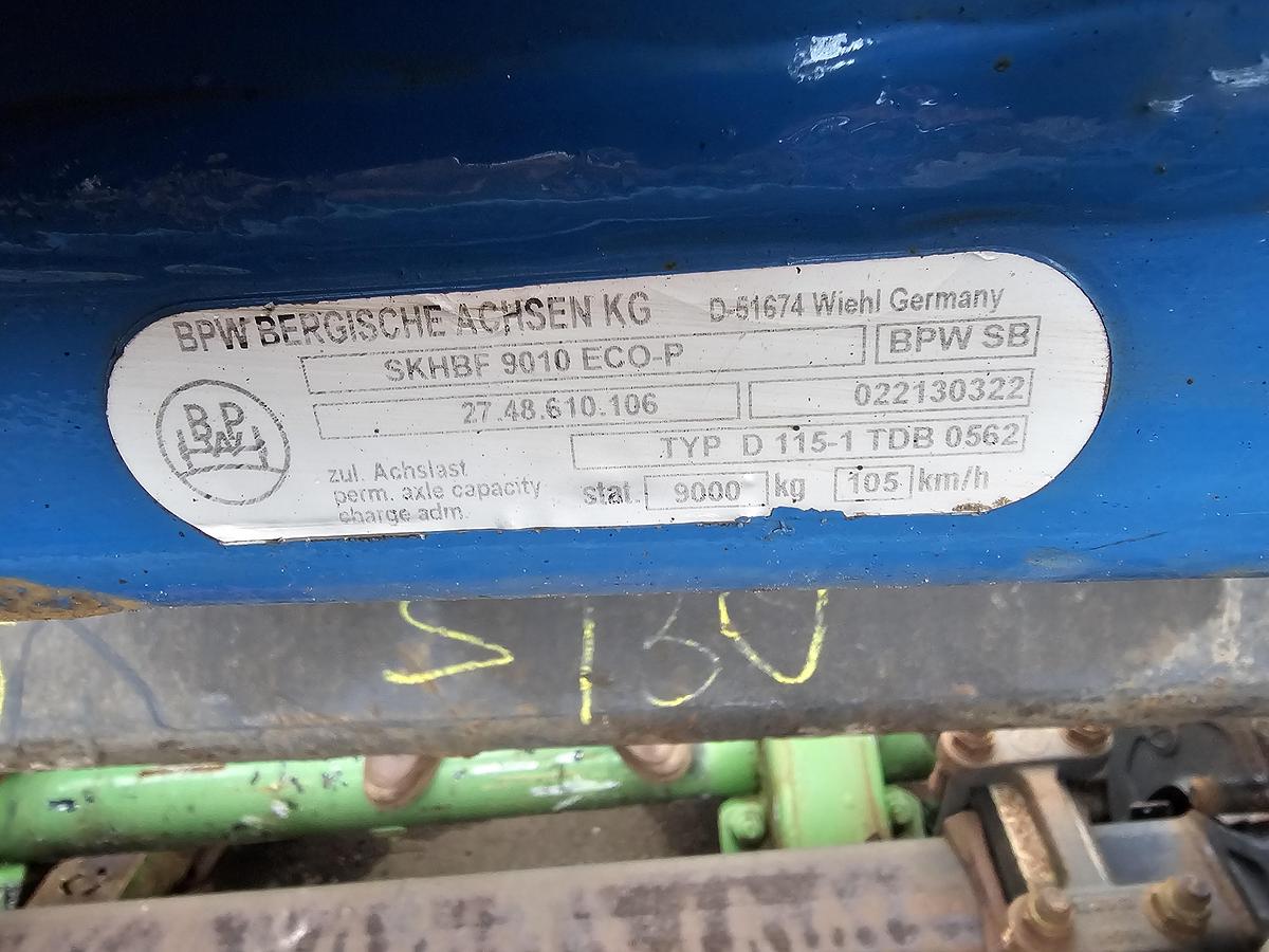 Gebruikt 2005 BPW SKHBF 9010 ECO-P