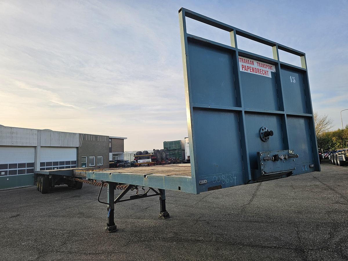 Gebruikt 2000 LINTRAILERS LSPU 18-27 | EXTENDIBLE TRAILER 21.20 MTR | STEERING AXLE | good sliding.