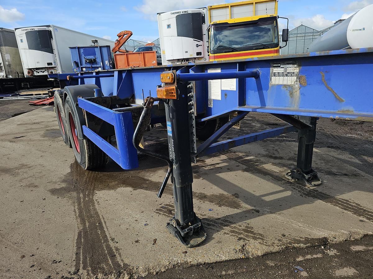 Used 2007 MKF METALLBAU CS 20 | 20 FOOT CONTAINER CHASSIS | BPW DRUM | STEEL SUSPENSION| GOOD QUALITY.