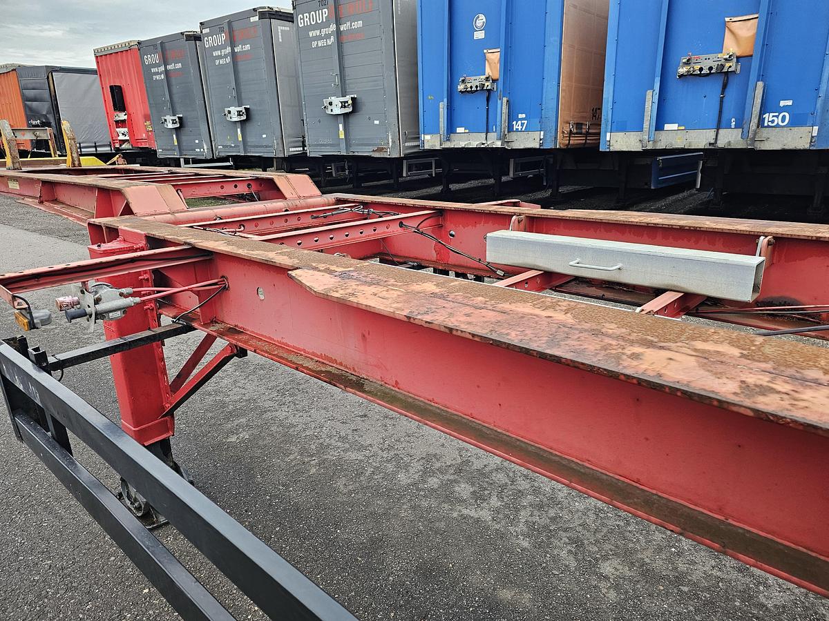 Gebruikt 2003 GROENEWEGEN 45 CC-16-27 TUN | 45 ft 40 ft 2 x 20 fFT | dutch chassis OH-08-JB | bpw drum.