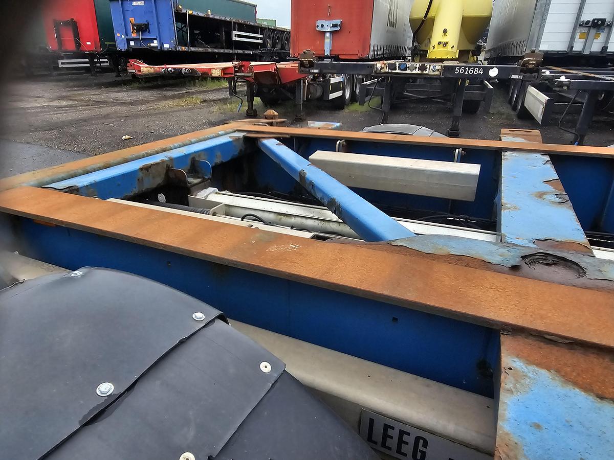 Gebruikt 2007 Van Hool 3B2018- 40 FOOT 2 X 20 FOOT CONTAINER CHASSIS, MB DISC. TUV APK 07-11-2026