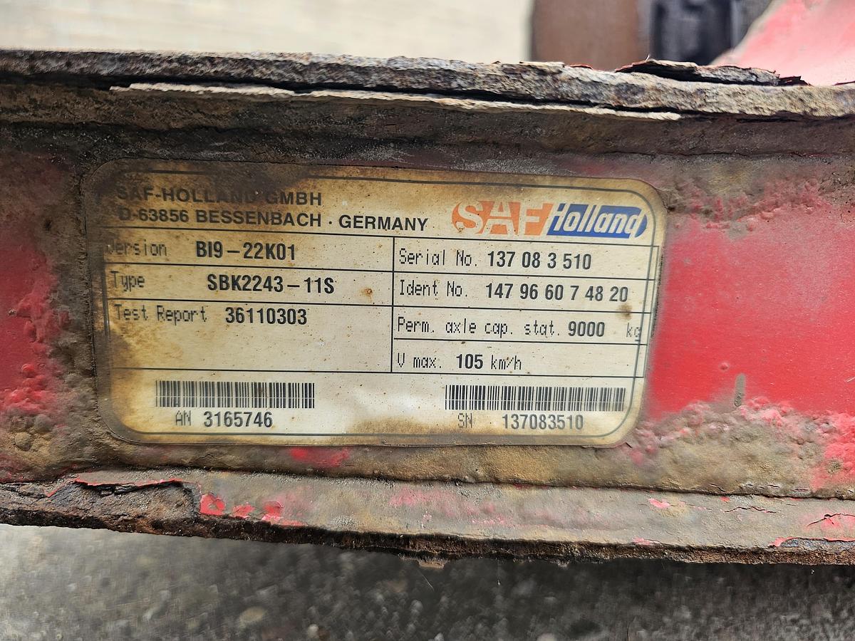 Gebruikt 2005 SAF B19-22K01 TRAILER AXLE DISC