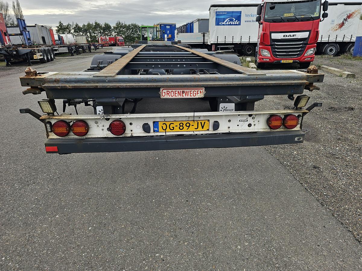 Gebruikt 2000 GROENEWEGEN 45.08 CC-16-27 |BPW DRUM | APK 12-12 2025 |. DUTCH TRAILER.| ALU RIMS.