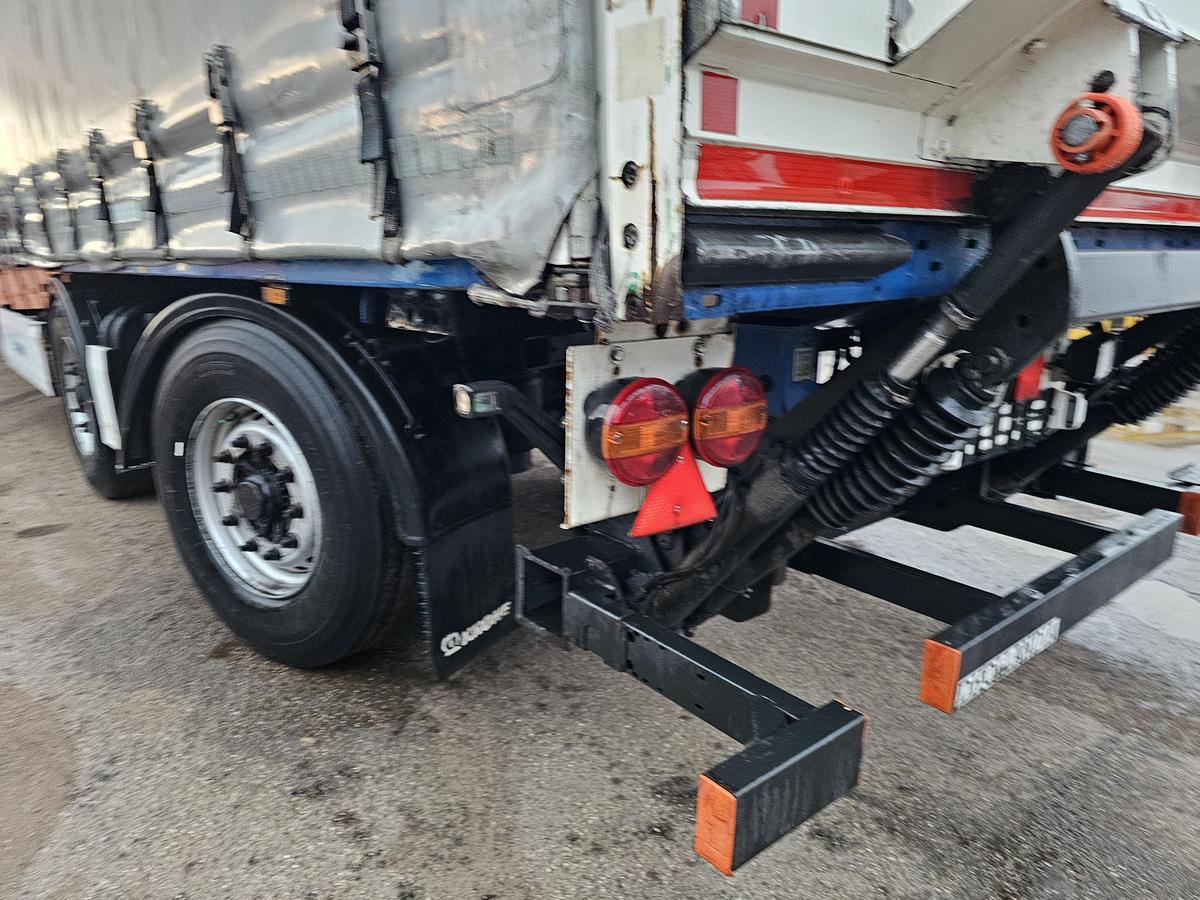 Gebruikt 2015 KRONE SZ| 2 AXLE CITY TRAILER | STEERING AXLE. BPW DISC. LOADING LIFT. TUV BELGIUM 18-06-2026