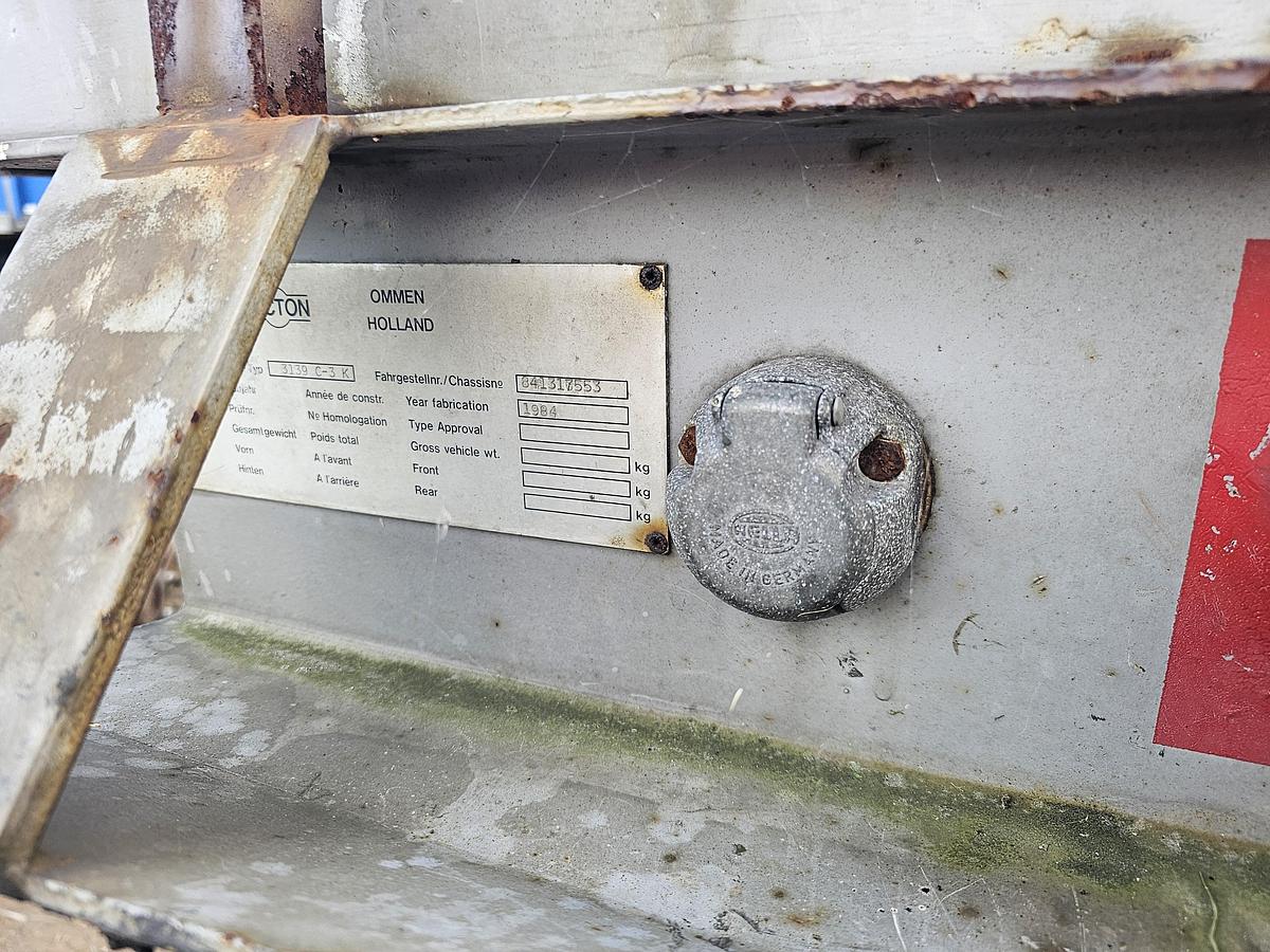 Gebruikt 1984 Pacton 3139 C-3 K | 30 FOOT KIPPER | STEEL SUSPENSION | BPW DRUM.