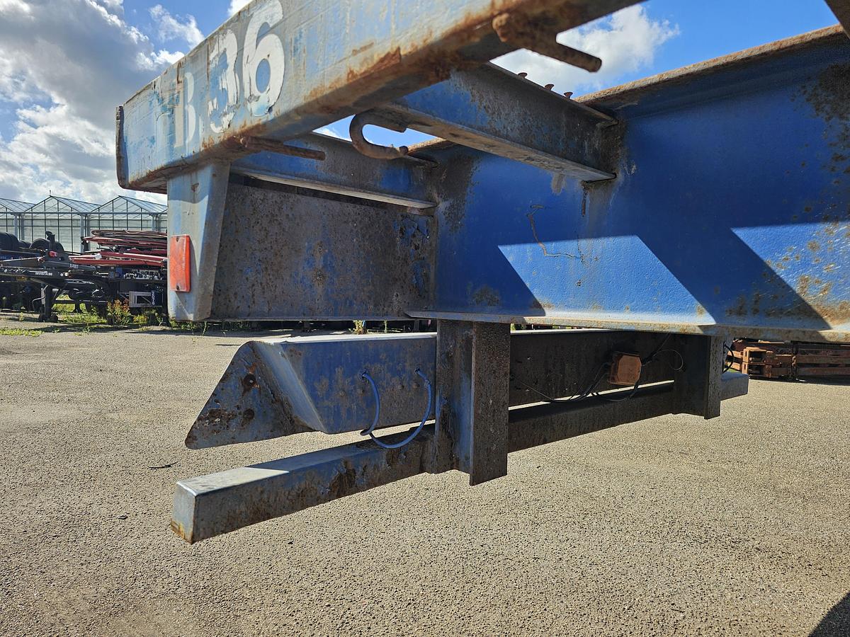 Gebruikt 1984 FLANDRIA OP 3/32T STEEL SUSPENSION / 15 CM BPW DRUM AXLES/ TWISLOCKS 40 FT 2 X 20 FOOT.