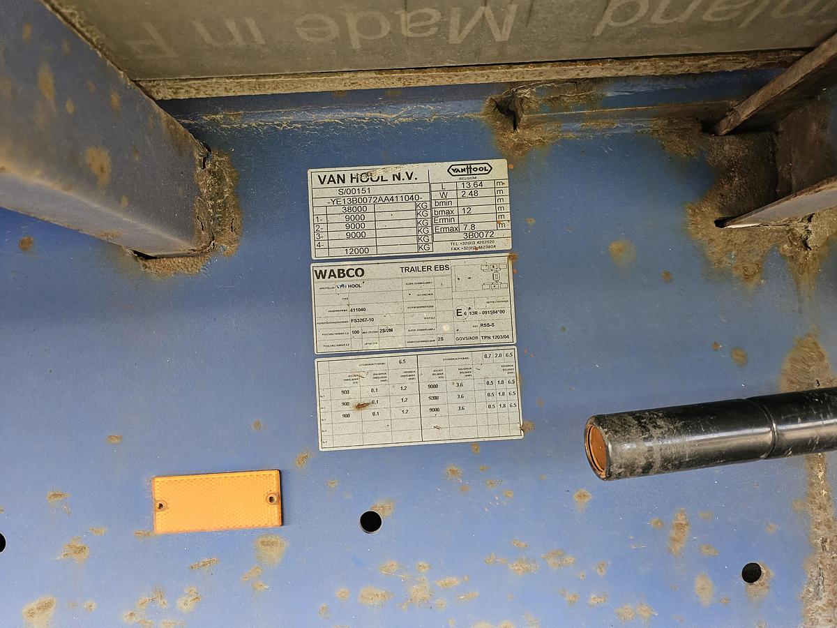 Gebruikt 2007 vVAN HOOL 3B0072| bPW DISC  TUV APK -24/03-2026
