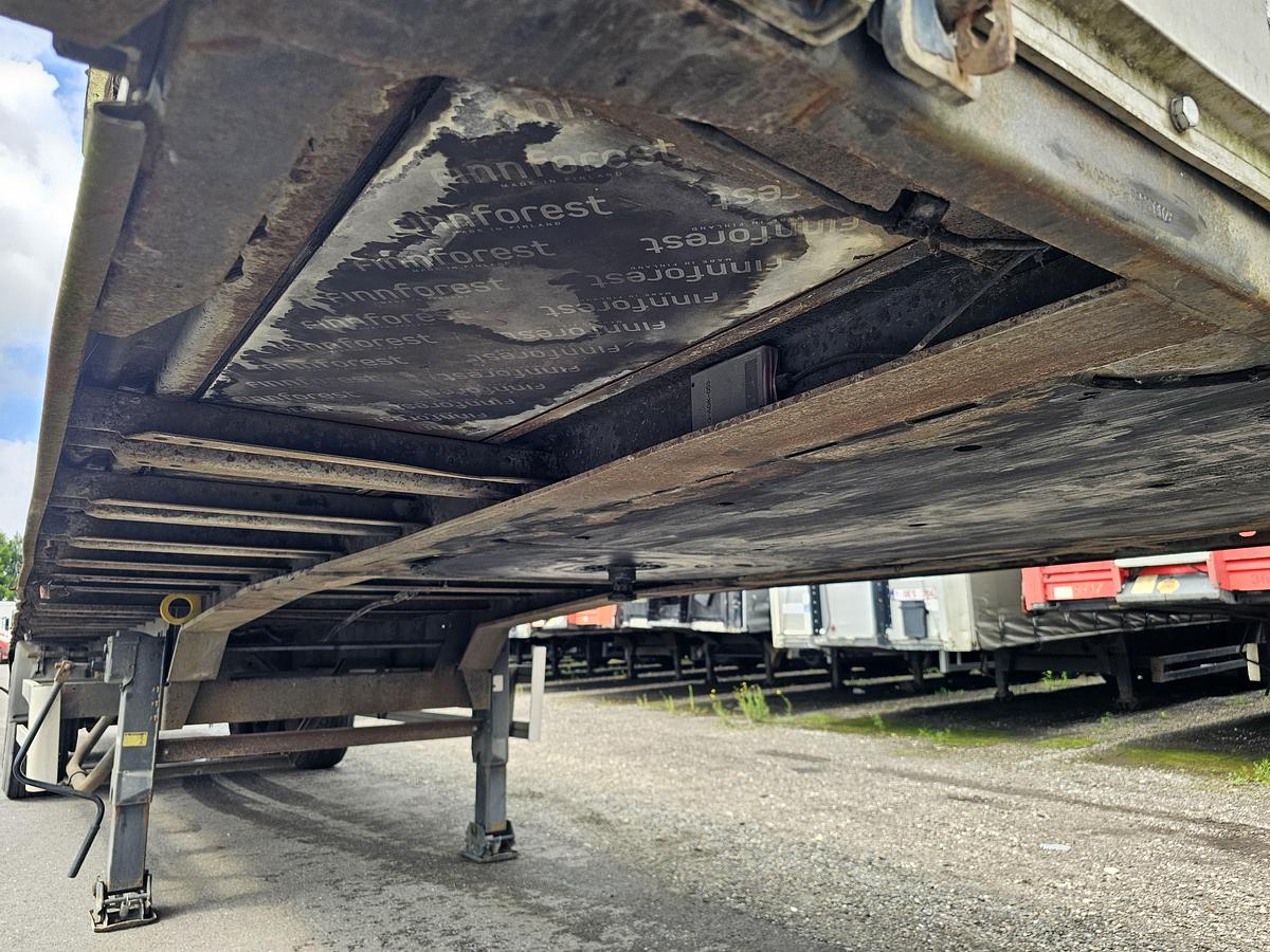 Used 2008 KÖGEL 3 AXLE FLATBED | BPW DRUM