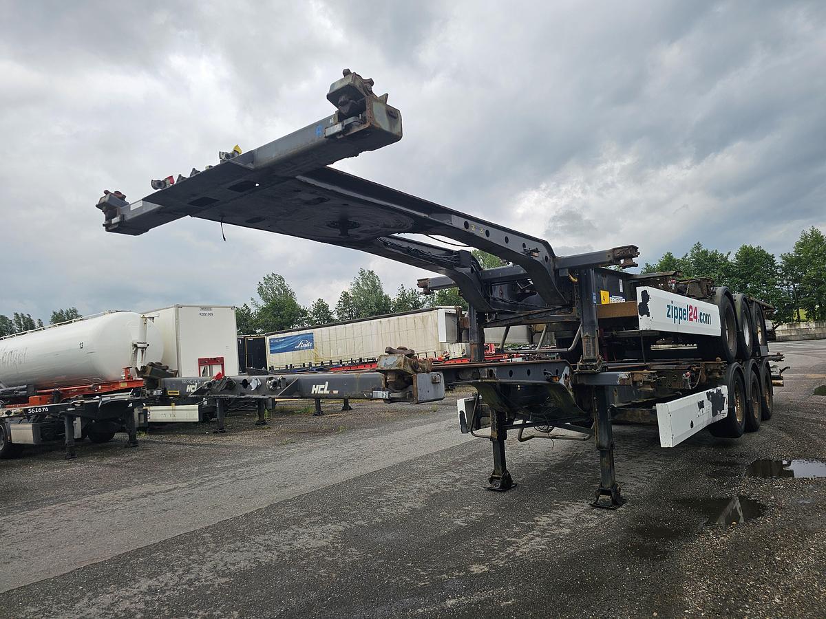 Gebruikt 2006 Krone sd- fixed 40 foot chassis - with 2 x 20 foot connection -20 foot middle - the on TOP.