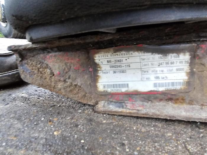 Used 2005 SAF SBK2243-11S | TRAILERAXLE DISC.