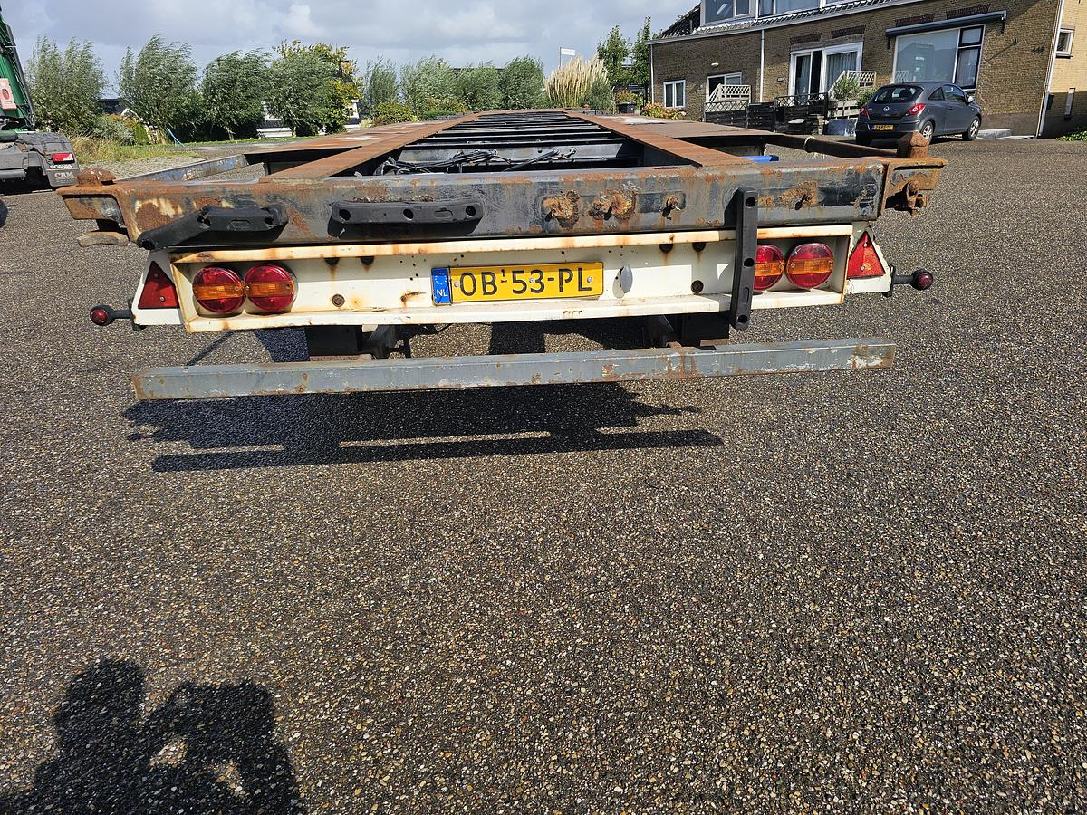 Used 1991 GROENEWEGEN 40.05 CC-12-24 | STRAIGHT CHASSIS | BPW DRUM.