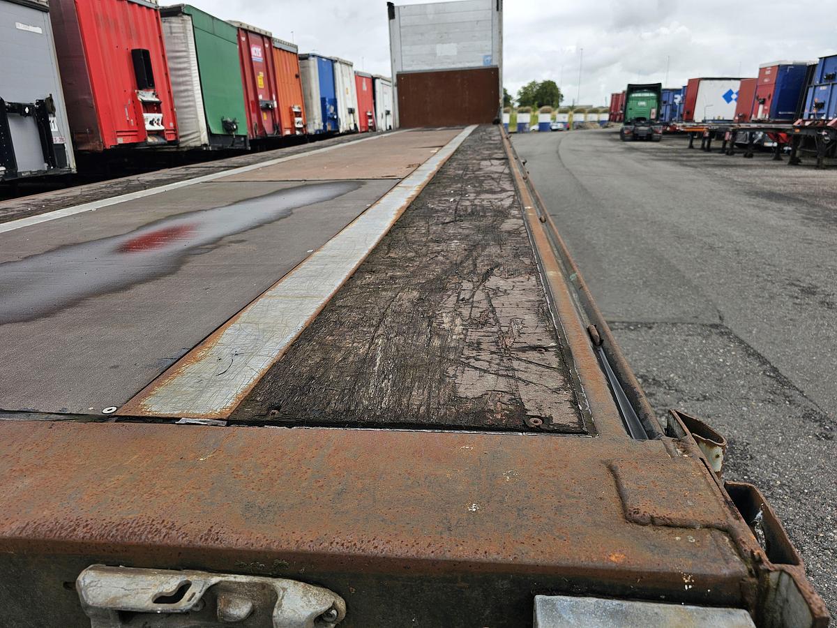 Used 2008 KÖGEL 3 AXLE FLATBED | BPW DRUM