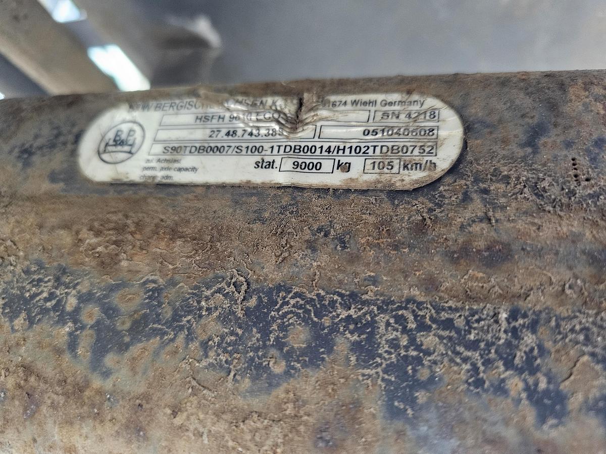 Used 2007 PACTON 3 AXLE MULTI  YARD CHASSIS | 3 X EXTENDIBLE | BPW DRUM | NO DOCUMENTS.