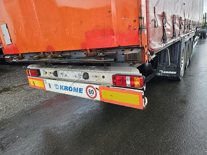 Used 2005 Krone Sd 27 3 axle curtainsider |Saf disc |Belgium Tuv 09-08-2024.