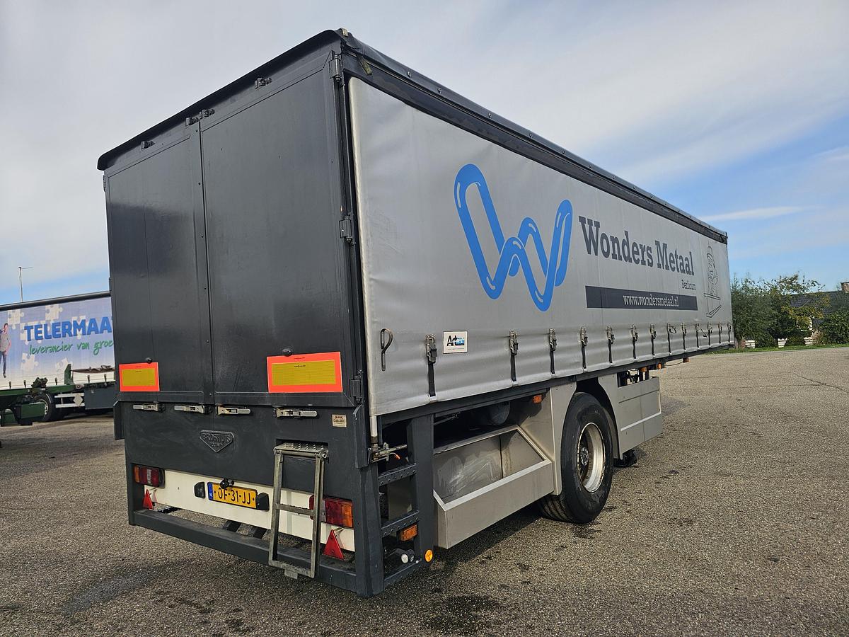 Gebruikt 1997 BROSHUIS 1AOU 10 10 /SINGLE AXLE/ SAF DRUM/ OLD BUT LIKE NEW/ (EXTENDIBLE) APK,TUV 10-06-2027.