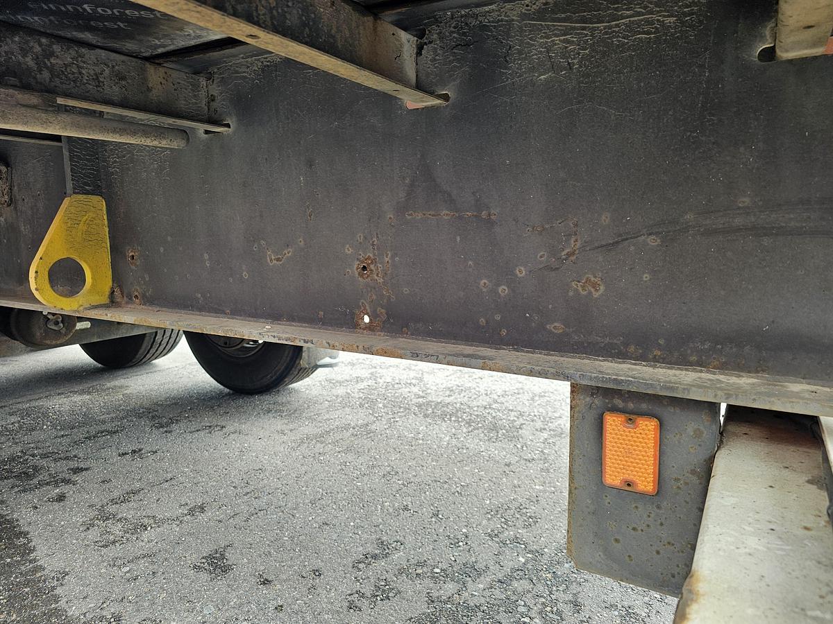 Used 2008 KÖGEL 3 AXLE FLATBED | BPW DRUM