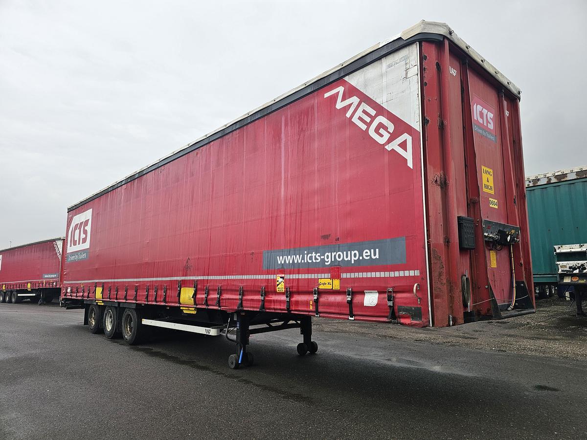 Used 2014 LAG 0-3-GC | 3 AXLE MEGA TRAILER|HUCKEPACK.|8 PIECES. | BELGIUM|BPW DRUM.
