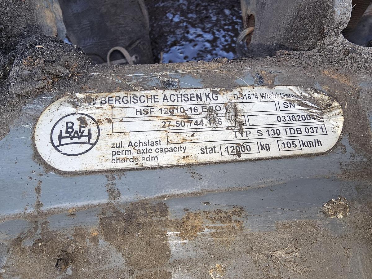 Gebruikt 2003 BPW HSF 12010-16 ECO-P 15 CM SQUARE.